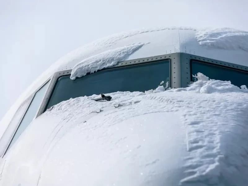 Austria: La nieve causa problemas en el aeropuerto de Viena