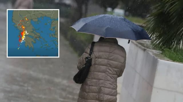 Κακοκαιρία: «Γραμμή λαίλαπας» 300 χλμ. και προειδοποίηση για Αττική
