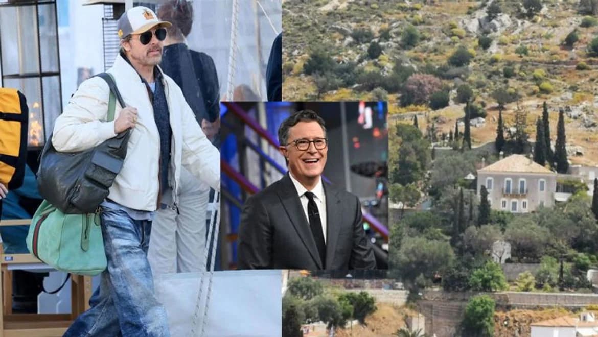 Brad Pitt wohnt in Stephen Colberts Villa in Hydra für Dreharbeiten zu 'The Riders'
