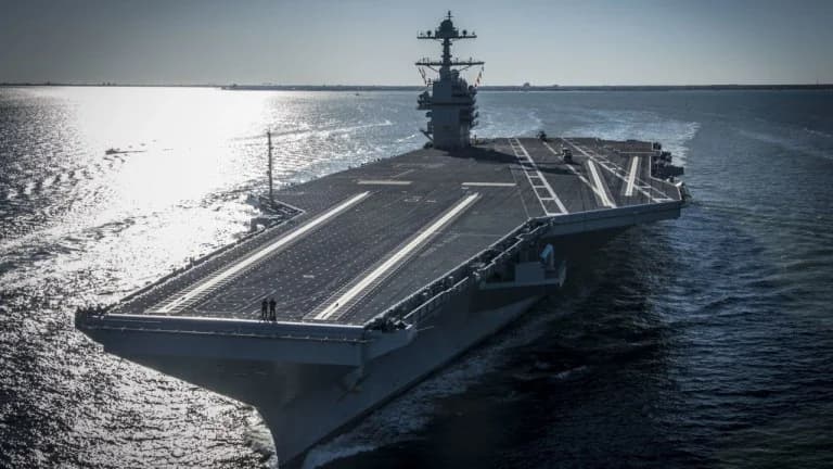EE.UU.: Portaaviones Gerald Ford en el Mediterráneo por tensiones con Irán