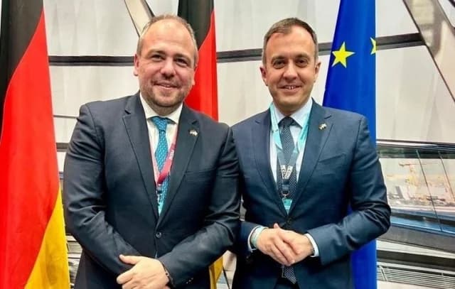 Fortomas und Chatzivasiliou auf der CDU-Konferenz in Stuttgart