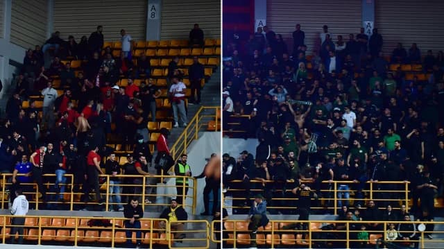 Τελικός Κυπέλλου μπάσκετ: Μαζί στο ίδιο πέταλο οι οπαδοί Ολυμπιακού και Παναθηναϊκού