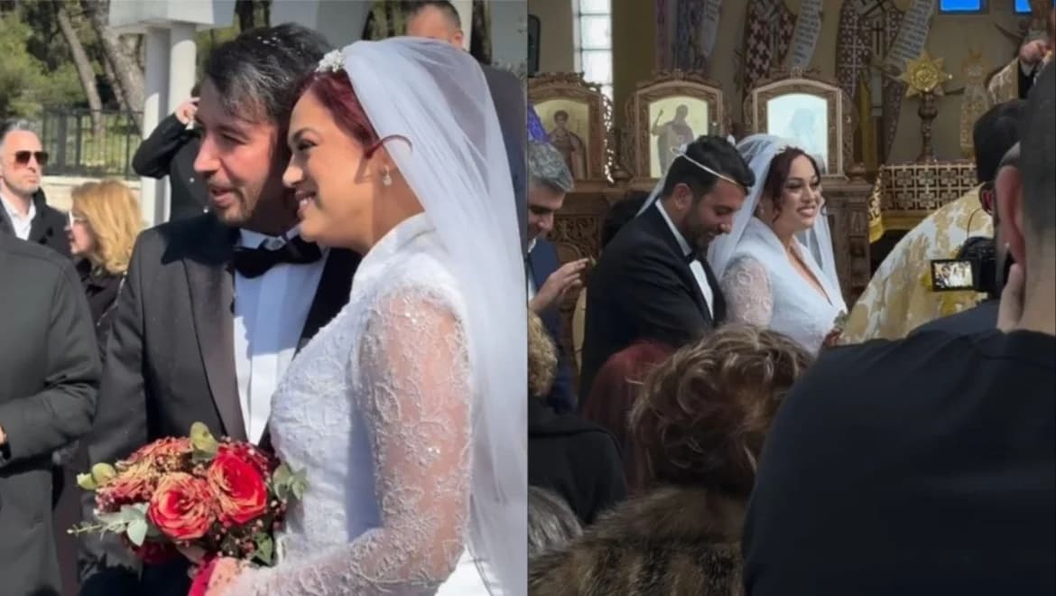 Baya Antonopoulou and Nikos Kotsis get married before becoming parents