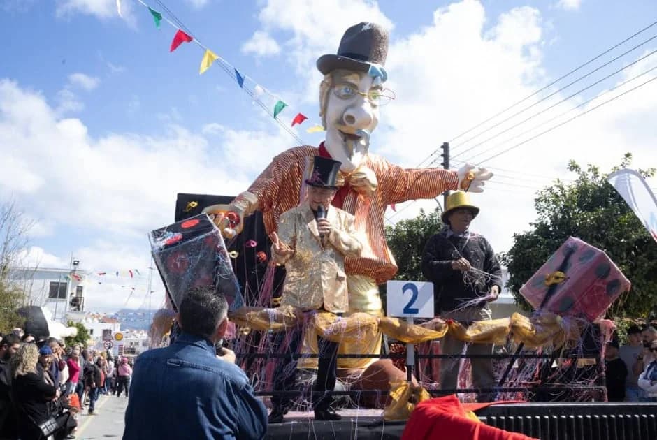Carnival Parade with Cheer in Polis Chrysochous Municipality