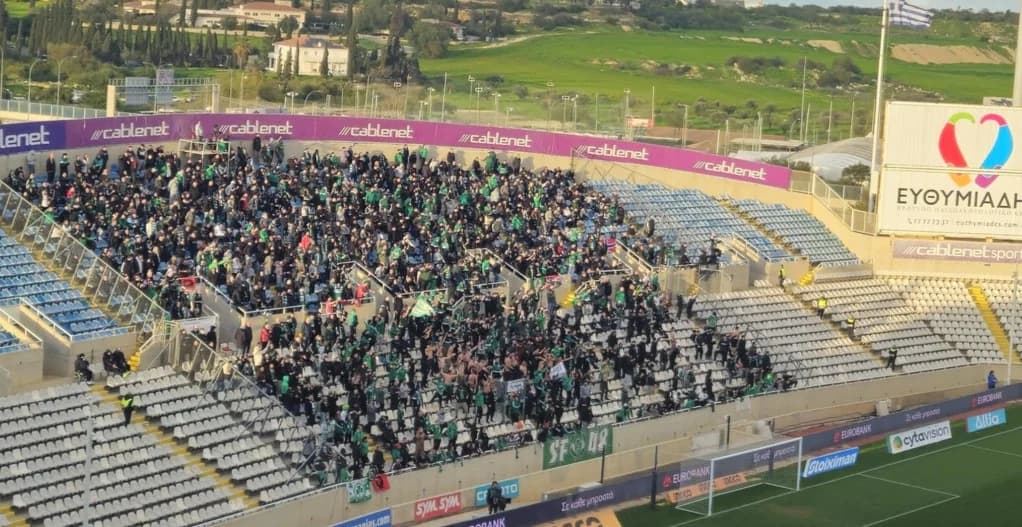Omonia: Strong support from the north stand – PROTATHLIMA VIDEO