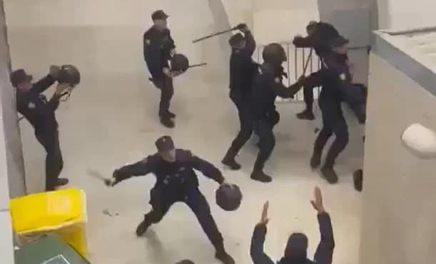 Osasuna – Real Madrid: Polizeigewalt gegen Fans (Video)
