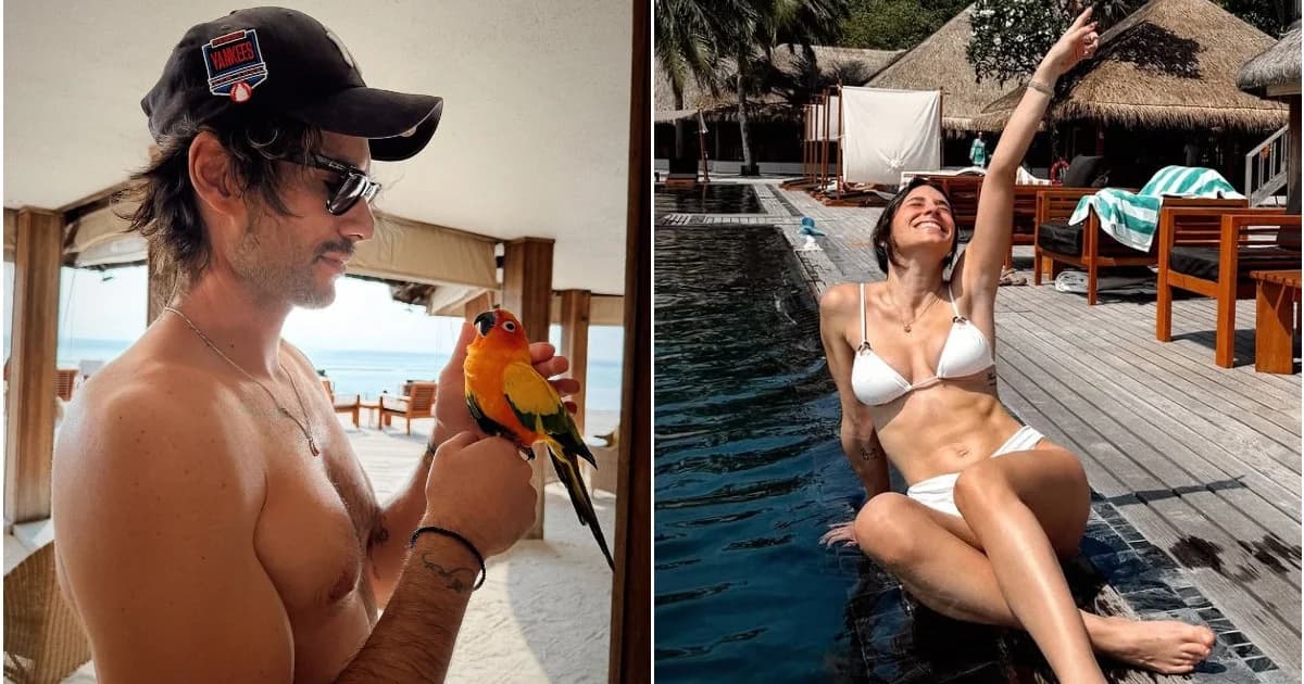 Giorgos Karavas y Rafaela Psarrou: Exótico viaje a las Maldivas