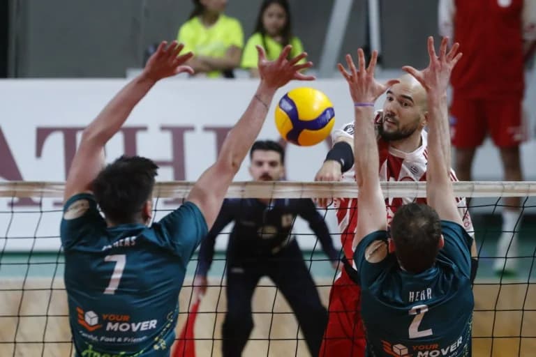 Milon – Olympiacos 3-1: Comeback Victory in Volley League