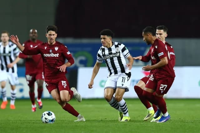 Stoiximan 超级联赛：PAOK 与 AEL 战平，积分榜更新
