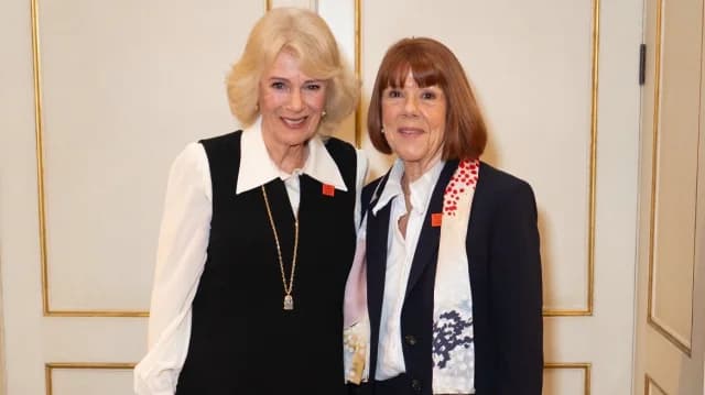 Queen Camilla Meets Gisèle Pelicot in London
