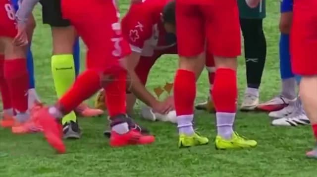 טורקיה: כדורגלן מציל שחף באמצעות החייאה במהלך משחק
