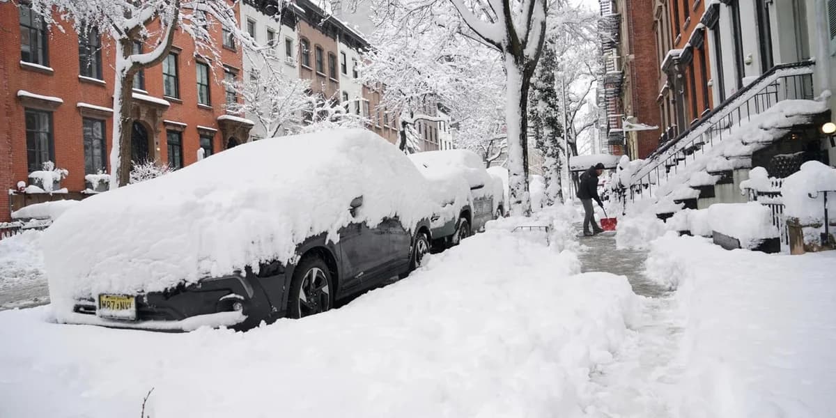 Ciclón bomba paraliza el noreste de EE. UU.: Tormenta de nieve y cortes de energía
