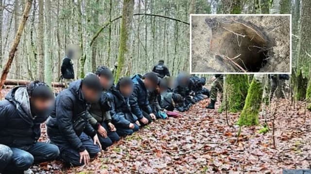 Russia Accused of Sending Migrants to Poland Through Belarus Tunnels
