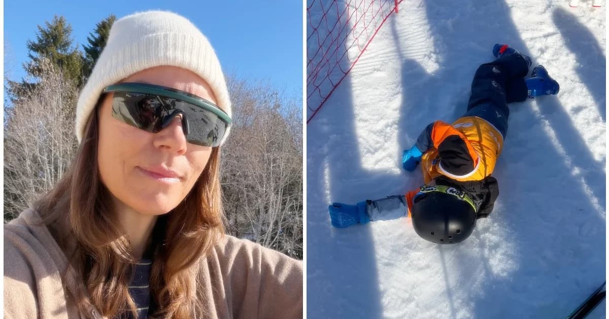 Vicky Kaya: Familien-Skiurlaub in den französischen Alpen