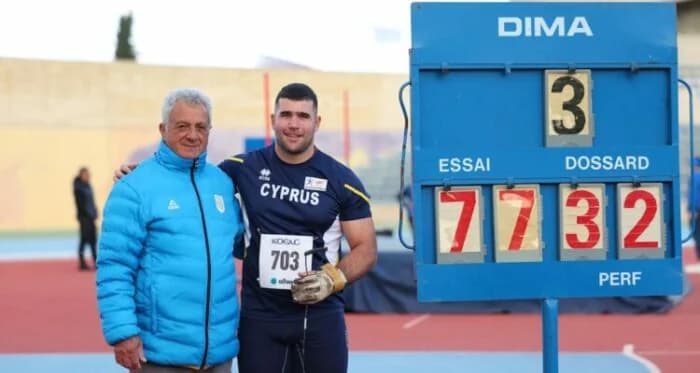 Iosif Kesidis: Neuer zyprischer Rekord im Hammerwerfen