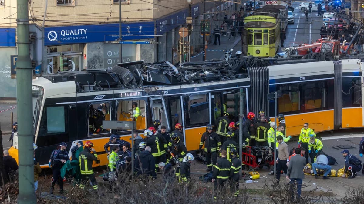 Tragedy in Milan: Tram Derailment, Two Dead and 40 Injured
