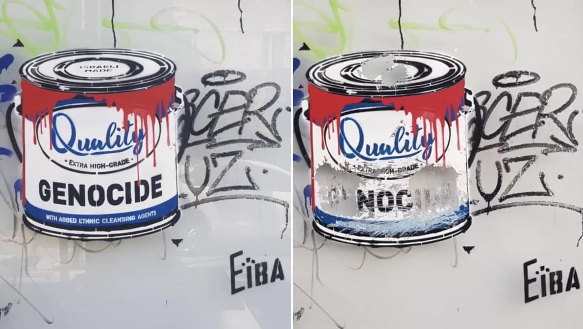 Limassol: Complaints over Erasure of Gaza-Related Graffiti