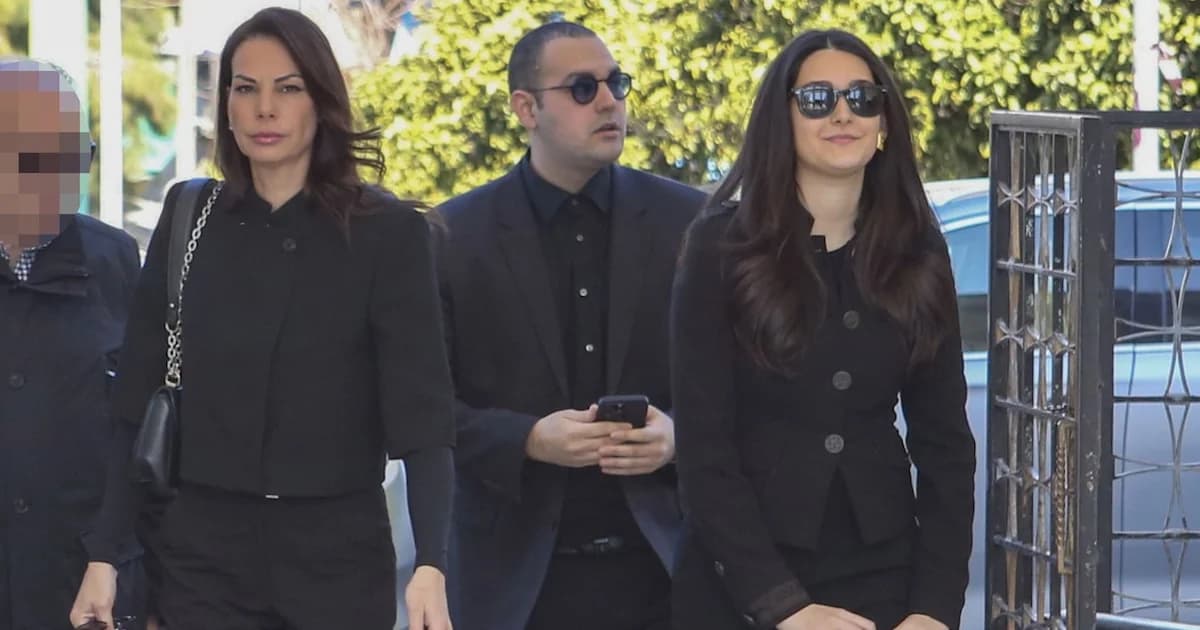 Evi Vatidou: At Alexis Kougias' memorial with her children