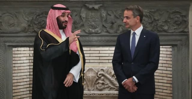 Mitsotakis und Mohammed bin Salman diskutieren über Iran