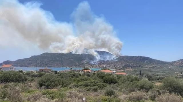 Festnahmen im Fall des Waldbrands in Monemvasia