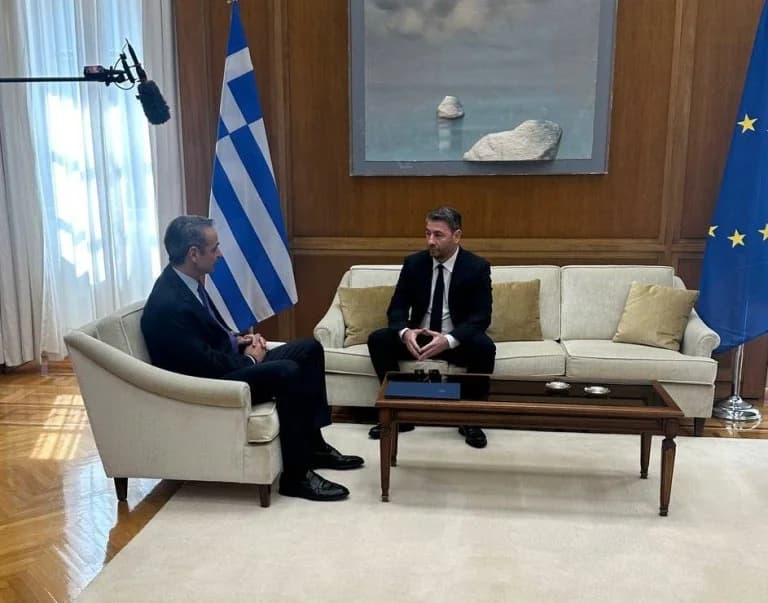 Treffen Mitsotakis-Androulakis zu Nahost und Zypern