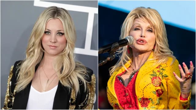 Kaley Cuoco möchte Dolly Parton in einem Biopic spielen