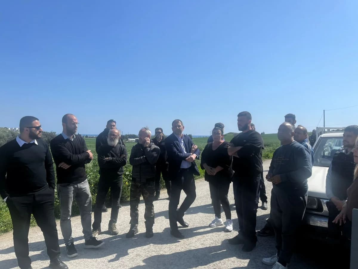 Λάρνακα: Διαμαρτυρία κτηνοτρόφων για τη θανάτωση ζώων