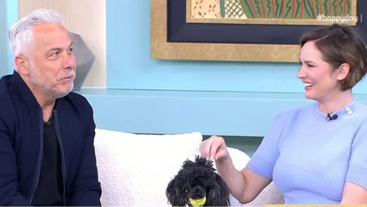Haris Christopoulos y Anita Brand: Momentos divertidos en Happy Day