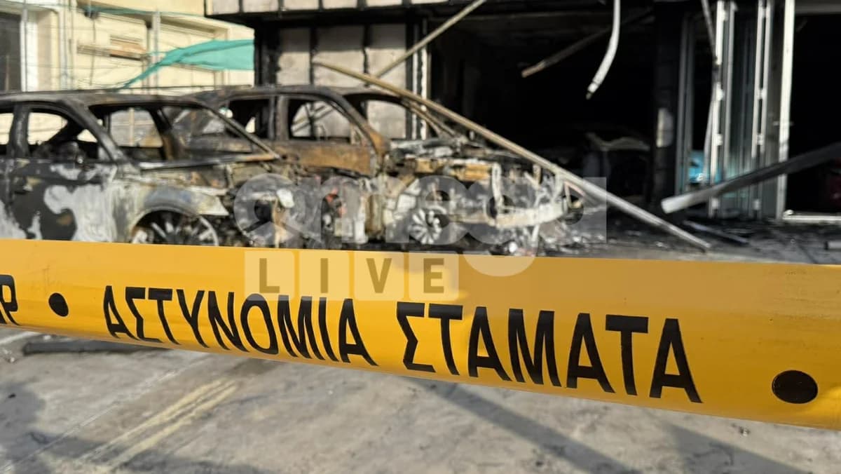 Лимассол: Поджог в автосалоне – Расследование связи с преступной группой