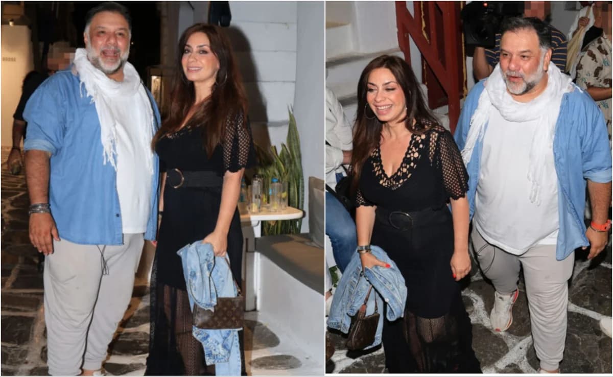 Grigoris Arnaoutoglou und Nancy Antoniou: Urlaub in Mykonos