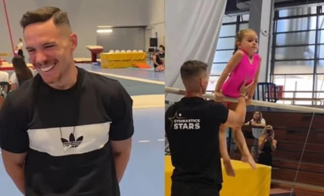 Lefteris Petrounias gerührt: Seine Tochter glänzt im Turnen