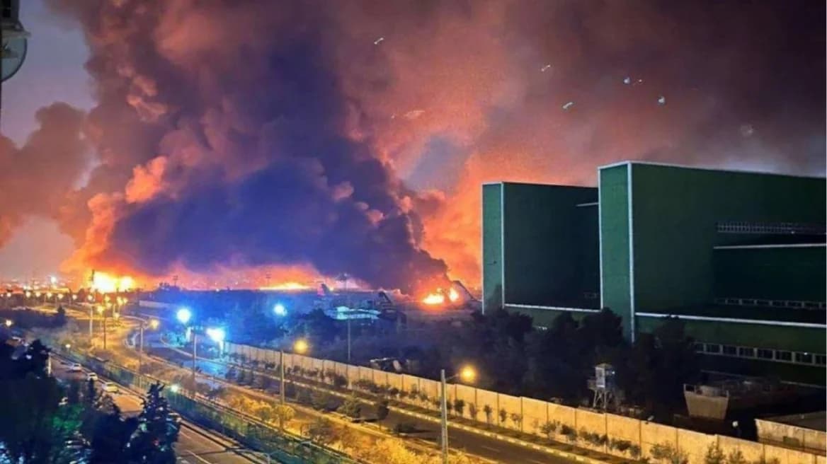 LIVE: Israeli Airstrikes in Tehran, Mehrabad Airport Ablaze – Cyprus on Alert