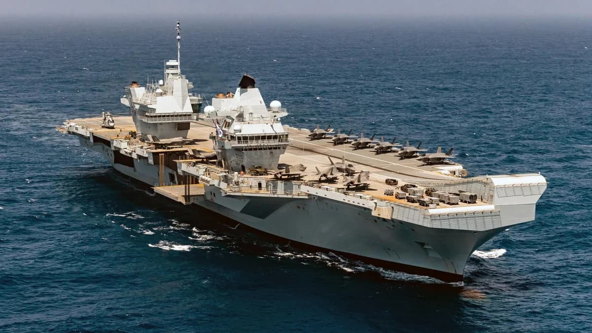Reino Unido pone al HMS Prince of Wales en alerta para posible despliegue en Oriente Medio