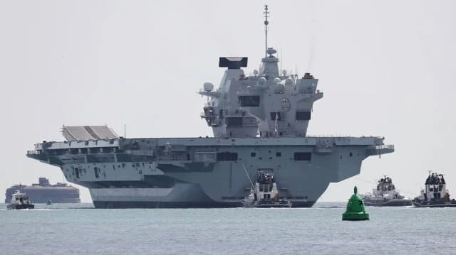 Reino Unido pone en alerta máxima al portaaviones HMS Prince of Wales