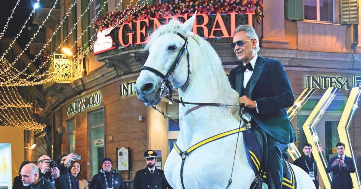 Andrea Bocelli: Beeindruckender Auftritt beim Sanremo Festival