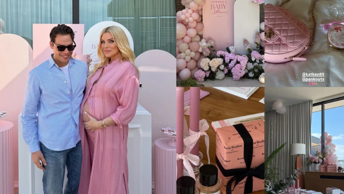 Катерина Кайнургиу: Впечатляющий baby shower перед рождением дочери