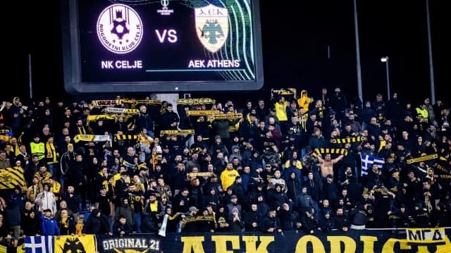 Slowenische Medien berichten von 'griechischer Invasion' in Celje für AEK - Celje Spiel