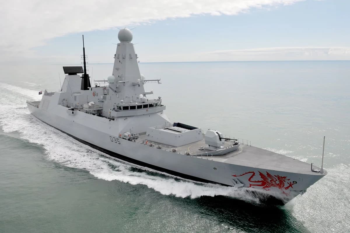 El HMS Dragon se desplegará en el Mediterráneo Oriental