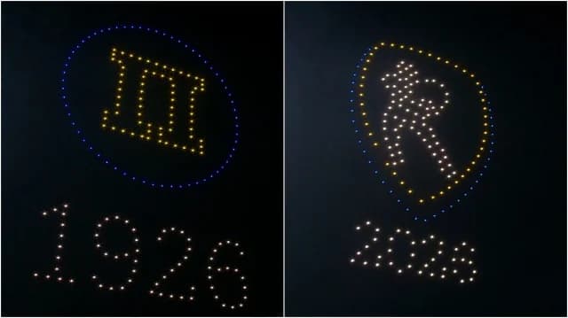 Spektakuläre Drohnen-Show feiert 100-jähriges Jubiläum von Panetolikos