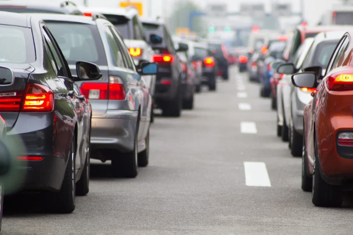 Traffic Congestion After Rizouelia Accident