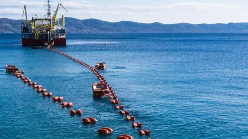 Успешные морские испытания кабеля для соединения Греции и Кипра