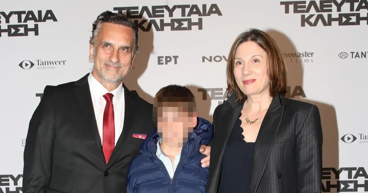 Nikos Psarras: Familienauftritt bei der Premiere von 'Letzter Anruf'