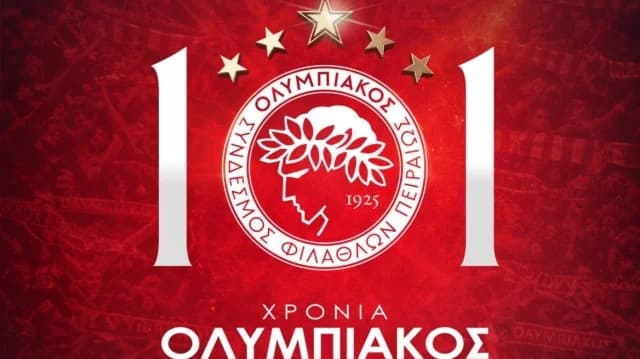 Olympiacos feiert 101 Jahre Geschichte und verspricht eine strahlende Zukunft