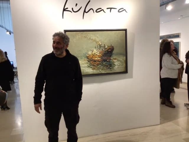 Thanasis Makris Gemäldeausstellung in der Städtischen Galerie Alimos