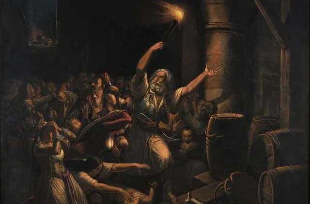 תערוכה על יציאת מסולונגי במוזיאון ההיסטורי הלאומי