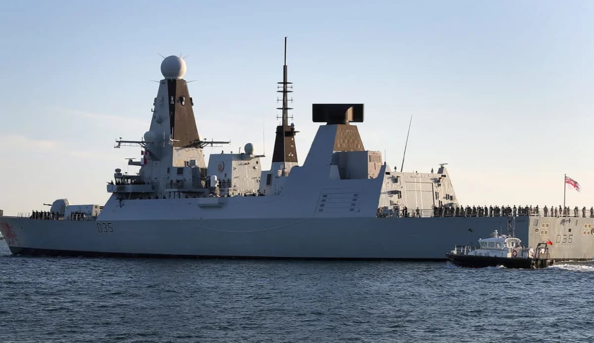 HMS Dragon启程前往塞浦路斯：预计一周内抵达