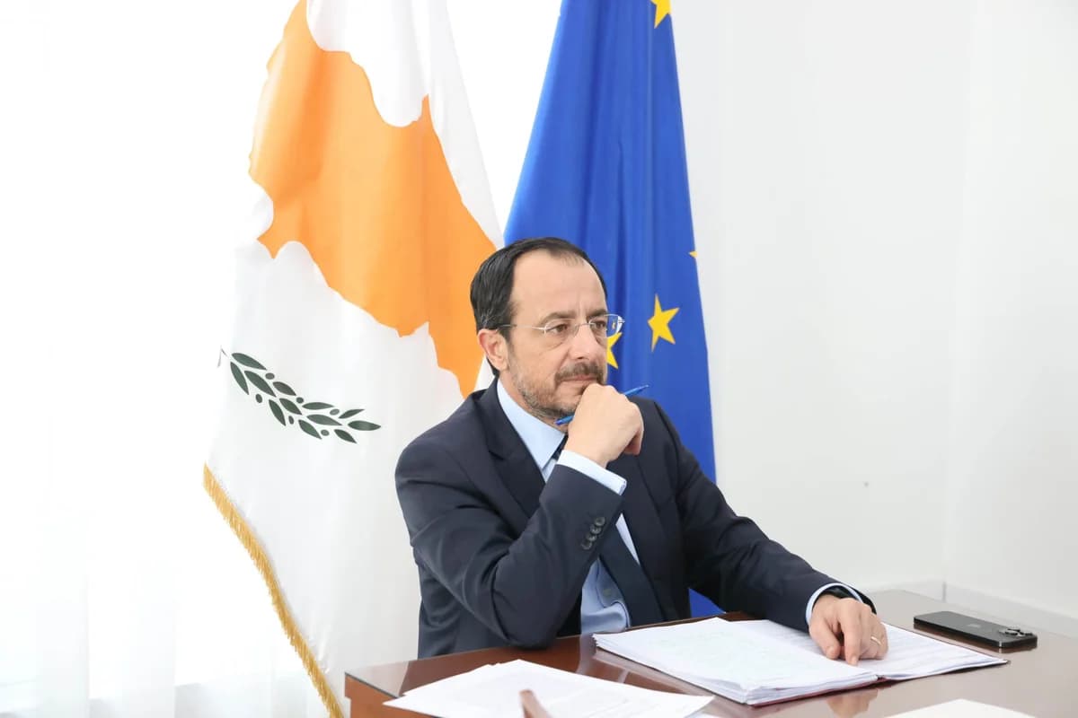 Χριστοδουλίδης: Έμφαση σε ενέργεια και ανταγωνιστικότητα σε τηλεδιάσκεψη ηγετών