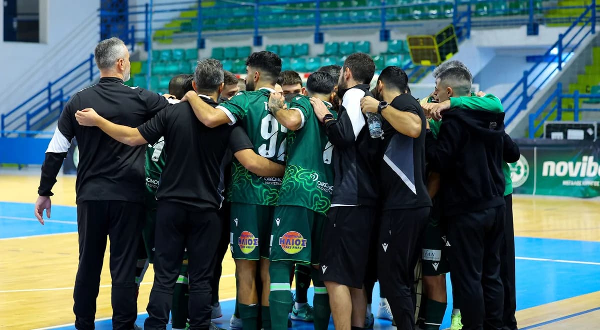 Komfortabler Sieg und Qualifikationsführung für Omonoia im Futsal