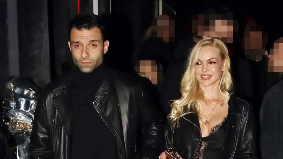 Vicky Kavoura y Giorgos Tzavellas: Elegante salida en Nox con Remos y Melisses
