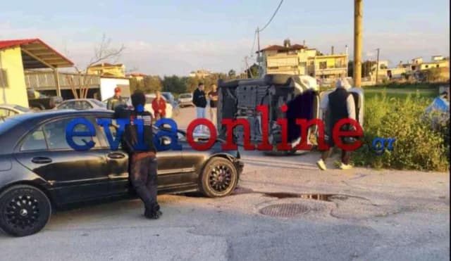 Verkehrsunfall in Evia: Zwei Verletzte